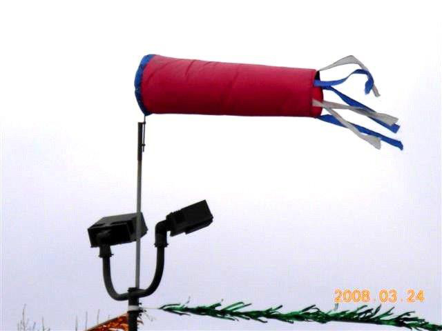 Advert windsock with tassels